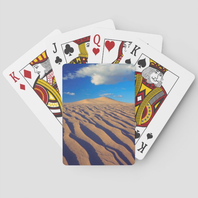 Sand Dunes and Clouds Playing Cards (Back)