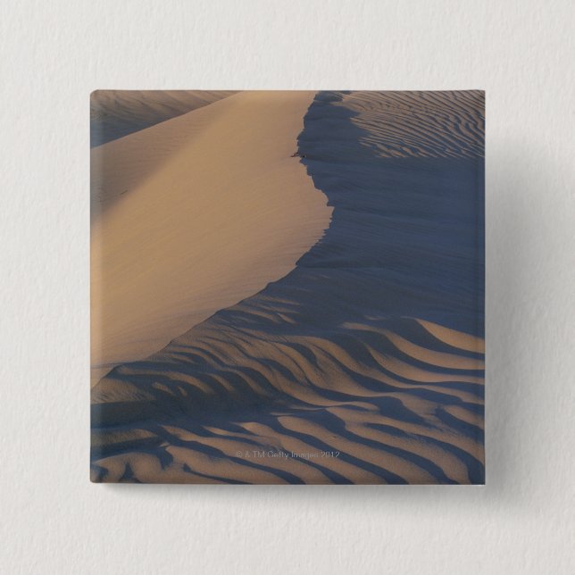 Sand dunes at Mesquite Flats 15 Cm Square Badge (Front)