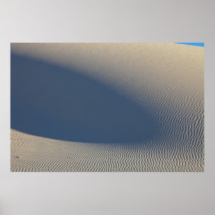 Sand dunes at White Sands National Monument in 4 Poster