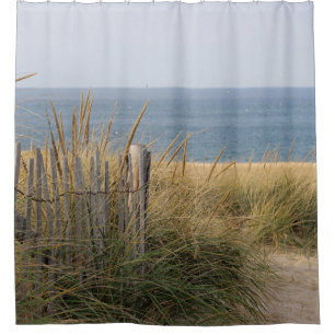 Sand dunes by the ocean shower curtain