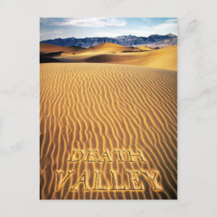 Sand Dunes, Death Valley, California Postcard