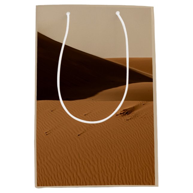 Sand Dunes Desert Landscape Medium Gift Bag (Front)
