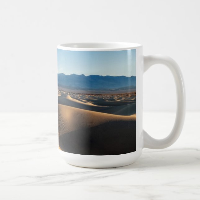 Sand dunes in Death Valley, CA Coffee Mug (Right)
