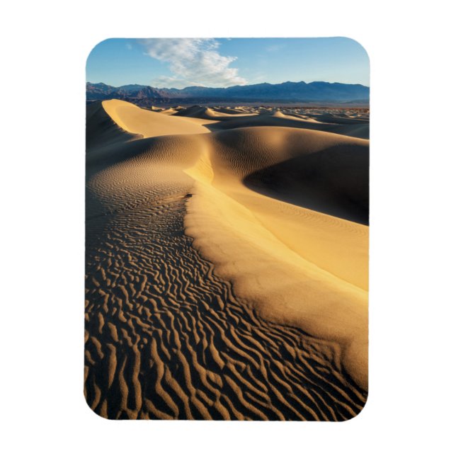 Sand dunes in Death Valley, CA Magnet (Vertical)