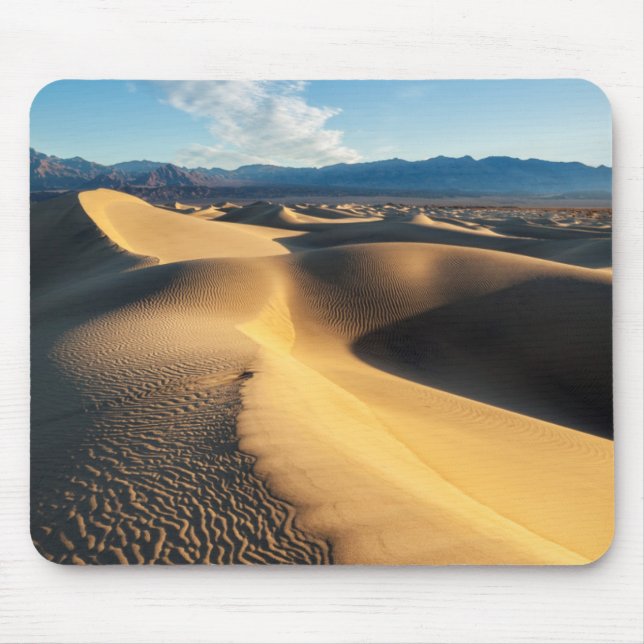 Sand dunes in Death Valley, CA Mouse Pad (Front)