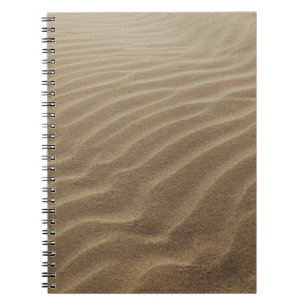 Sand dunes in the morning notebook