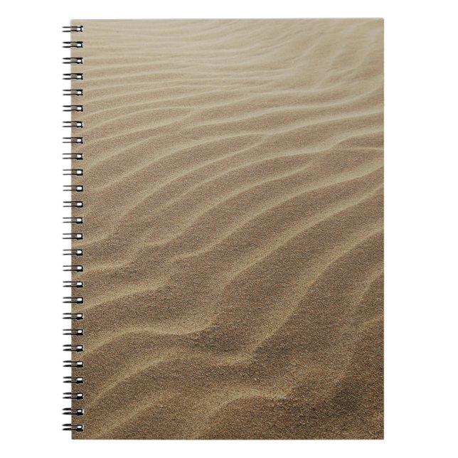 Sand dunes in the morning notebook (Front)