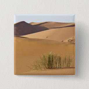 Sand dunes, Sahara desert, Morocco 15 Cm Square Badge
