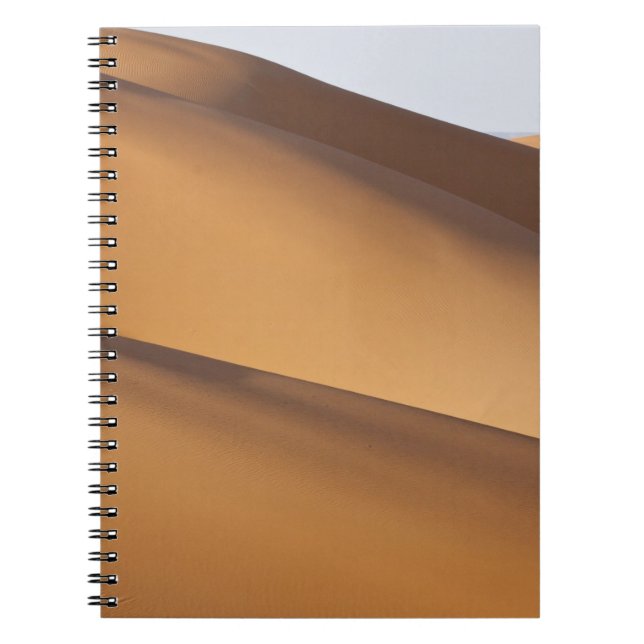 Sand dunes, Sahara desert, Morocco 2 Spiral Notebook (Front)