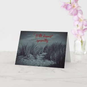 Sand dunes - With deepest sympathy Card