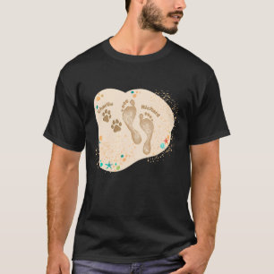 Sand Engraved Pet Lover Dog Dad Mum Memorial T-Shirt