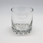 Sand Etched Whiskey Glass #14