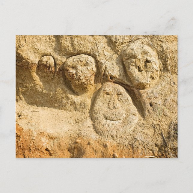 Sand Faces Postcard (Front)