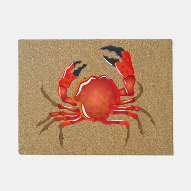 Sand Fiddler Crab Doormat (Front)