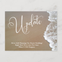Sand & Foam Postponed Beach Wedding Update