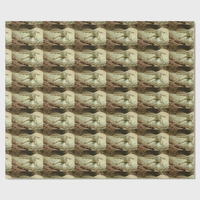 Sand goanna wrapping paper (Flat)