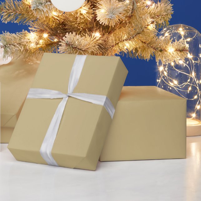 Sand Gold Wrapping Paper (Holidays)