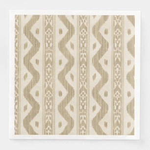 Sand Ikat, Woven Table Stripe Napkin