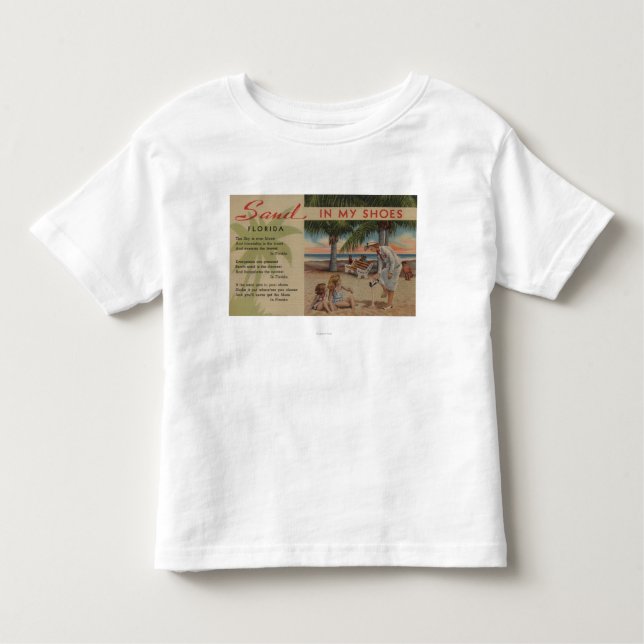 Sand in my Shoes & Florida PoemFlorida Toddler T-Shirt (Front)