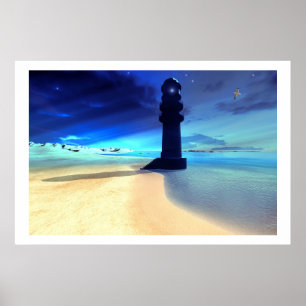 SAND ISLAND LIGHT PRINT