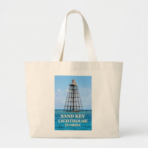Sand Key Lighthouse, Florida Jumbo Tote Bag