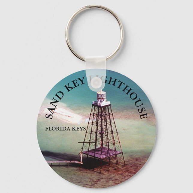 Sand Key Lighthouse, Florida Keys Keyring (Front)
