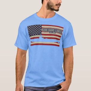 Sand Lance SS381 Submarine Vintage Distressed Amer T-Shirt
