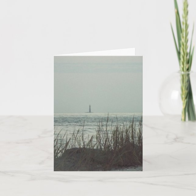 Sand Lighthouse Gulf Coast greeting card (Front)