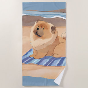 SAND N' SEA  Chow Chow dog beach towel