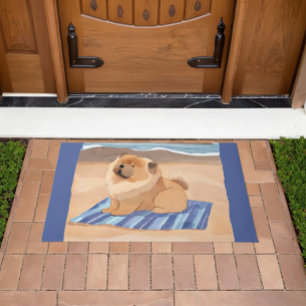 SAND N' SEA Chow Chow dog Doormat