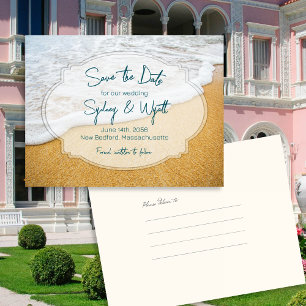 Sand n Surf Custom Save the Date Postcard