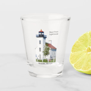 Sand Point Lighthouse shot glass