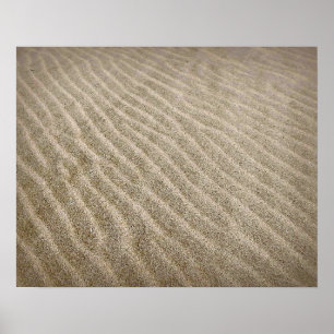 Sand Ripple Patterns Poster