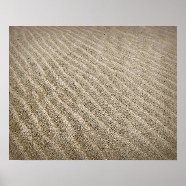 Sand Ripple Patterns Poster (Front)