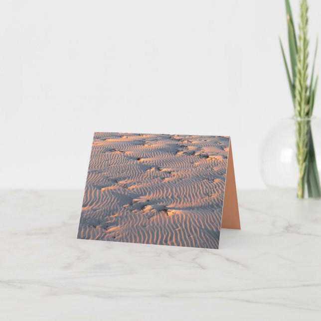 sand ripples holiday card (Front)