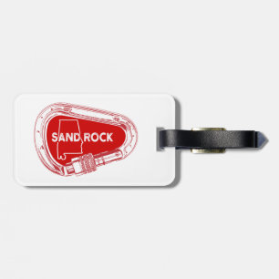 Sand Rock Alabama Rock Climbing Carabiner Luggage Tag