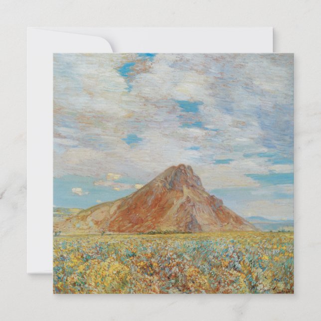 Sand Springs Butte by Childe Hassam, Vintage Art (Front)
