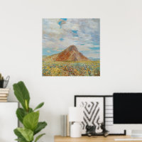 Sand Springs Butte by Childe Hassam, Vintage Art