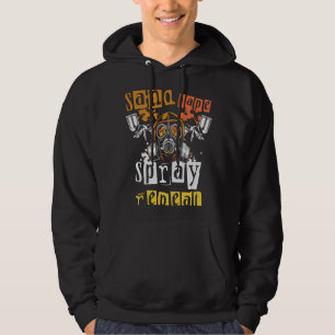 Sand Tape Spray Repeat Auto Body Painter Auto Deta Hoodie