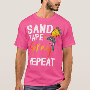 Sand Tape Spray Repeat Vehicle Spray Paint Vintage T-Shirt