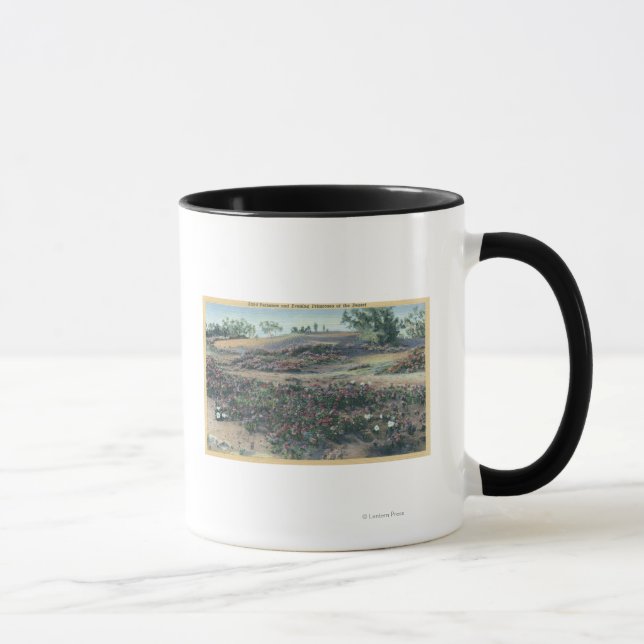 Sand Verbenas and Desert Evening Primroses Mug (Right)