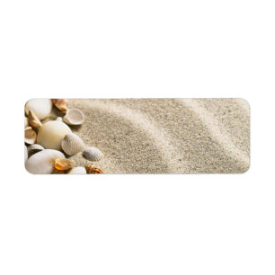 Sand With Shells And Stones. Beach Composition