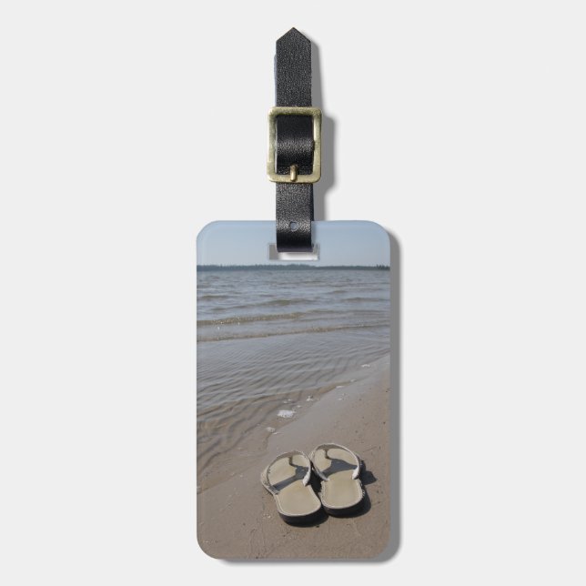 Sandals on the Beach Luggage Tag (Front Vertical)