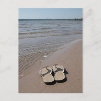 Sandals on the Beach Postcard