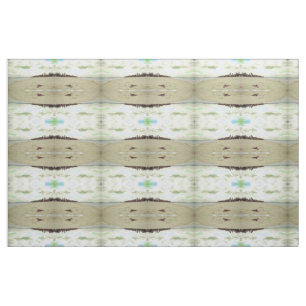 Sandals on Tropical Beach Pattern Fabric
