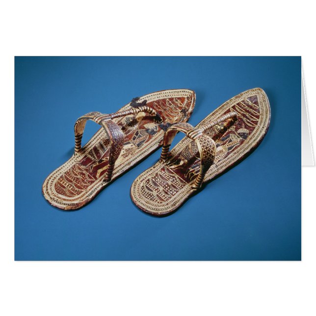 Sandals, Tomb of Tutankhamun, New Kingdom (Front Horizontal)