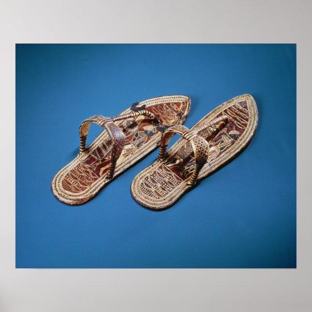 Sandals, Tomb of Tutankhamun, New Kingdom Poster (Front)