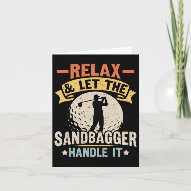 Sandbagger Golf Sandbagger  Card (Front)