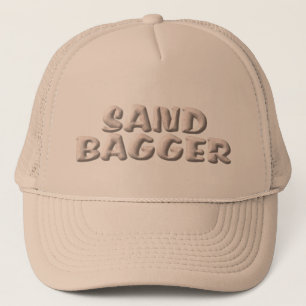 Sandbagger khaki trucker hat