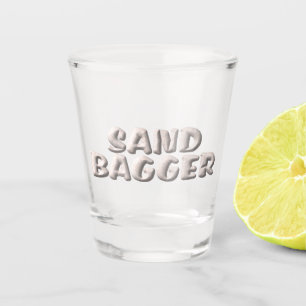Sandbagger shot glass